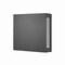 Z-Lite Quadrate 2 Light Outdoor Wall Sconce, Black & Sand-blast glass 572B-BK-LED - alternate 4